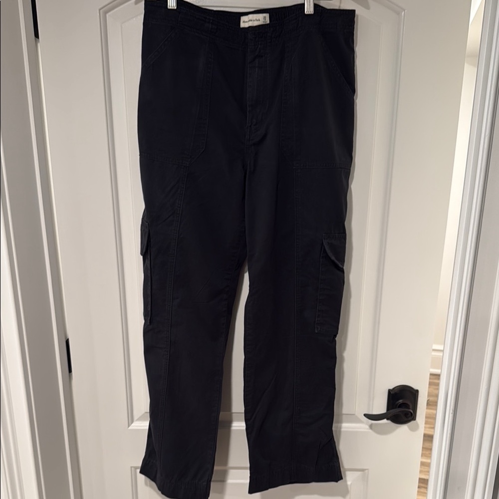 Abercrombie Black Cargo Pants